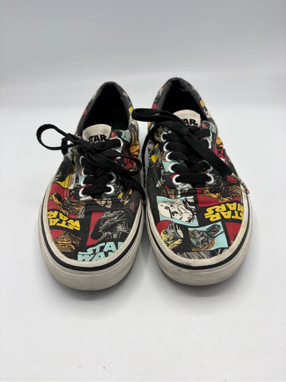 Vans Black Multi Star Wars Graphic Low-Top Sneakers